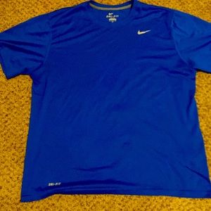 Blue dri fit Nike T shirt XL